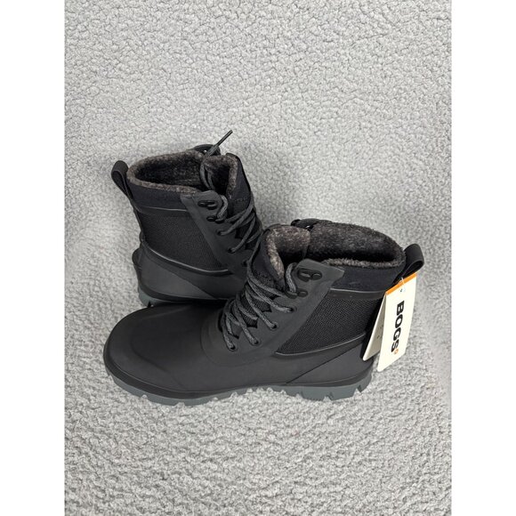 Bogs Mens Weather-Defying Arcata Urban Lace Men\'s Boot Black Size 9 NWT\'s